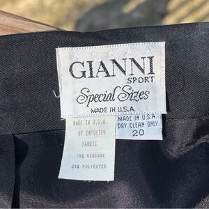 Special Sizes Black Midi Skirt